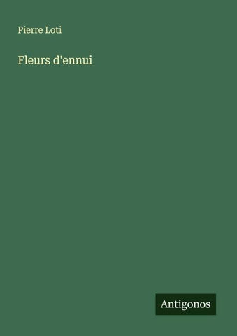 Fleurs d'ennui