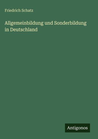 Allgemeinbildung und Sonderbildung in Deutschland