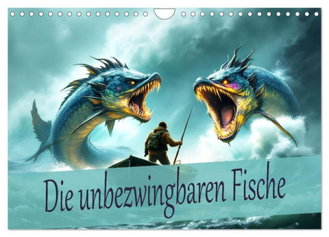 Die unbezwingbaren Fische (Wandkalender 2026 DIN A4 quer), CALVENDO Monatskalender