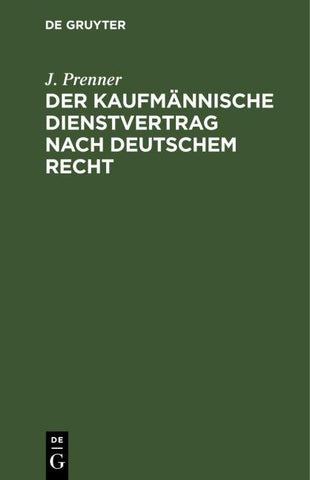 Der kaufmännische Dienstvertrag nach deutschem Recht