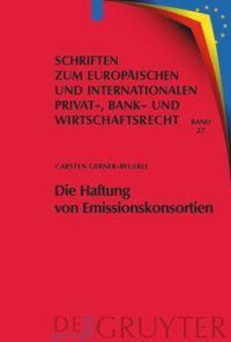 Die Haftung von Emissionskonsortien
