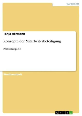 Konzepte der Mitarbeiterbeteiligung