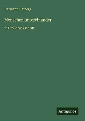 Menschen untereinander