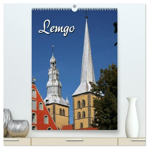 Lemgo (hochwertiger Premium Wandkalender 2026 DIN A2 hoch), Kunstdruck in Hochglanz