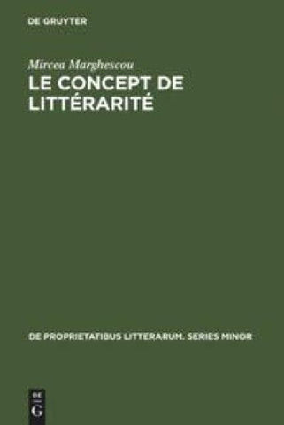 Le concept de littérarité