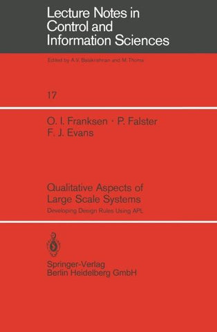 Qualitative Aspects of Large Scale Systems