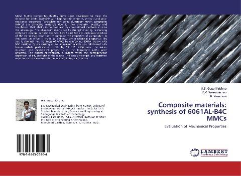Composite materials: synthesis of 6061AL-B4C MMCs