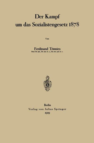 Der Kampf um das Sozialistengesetz 1878