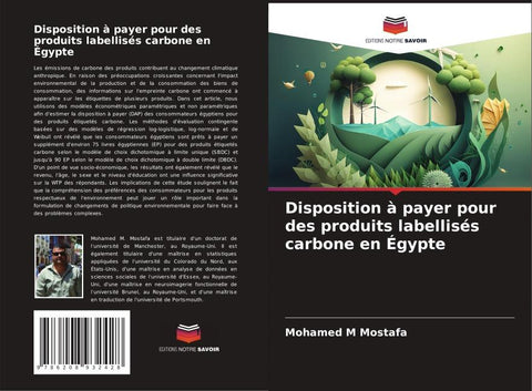 Disposition à payer pour des produits labellisés carbone en Égypte