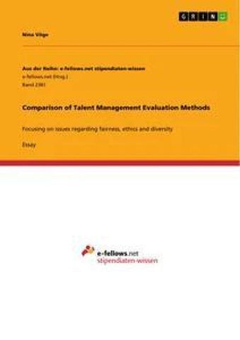 Comparison of Talent Management Evaluation Methods