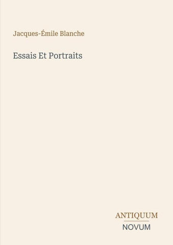 Essais Et Portraits