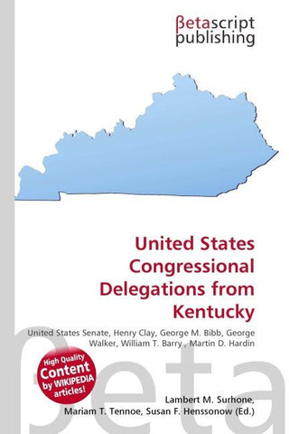 United States Congressional Delegations from Kentucky