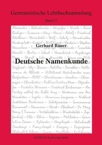 Deutsche Namenkunde
