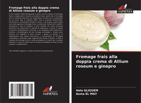Fromage frais alla doppia crema di Allium roseum e ginepro