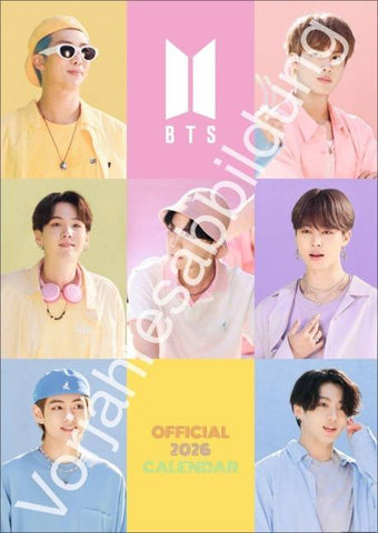 BTS Posterkalender 2027