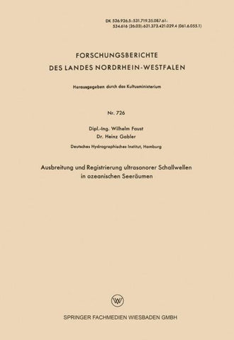 Ausbreitung und Registrierung ultrasonorer Schallwellen in ozeanischen Seeräumen
