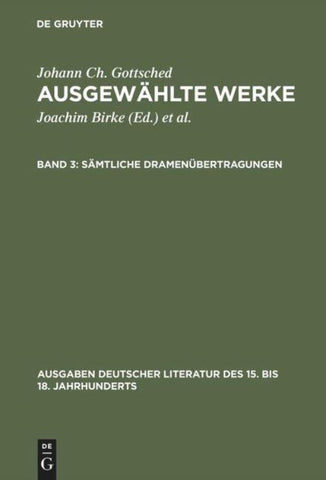 Sämtliche Dramenübertragungen