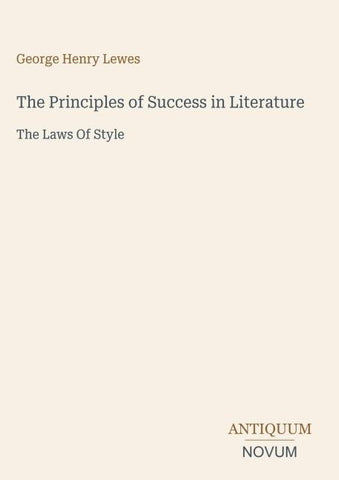 The Principles of Success in Literature