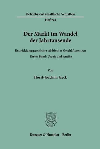 Der Markt im Wandel der Jahrtausende.