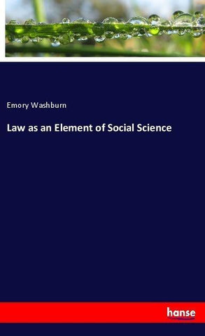 Law as an Element of Social Science
