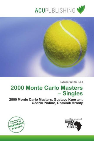 2000 Monte Carlo Masters - Singles