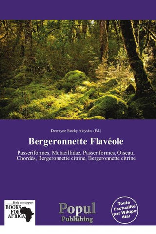 Bergeronnette Flavéole