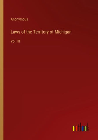 Laws of the Territory of Michigan