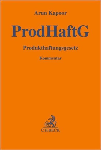 Produkthaftungsgesetz. ProdHaftG