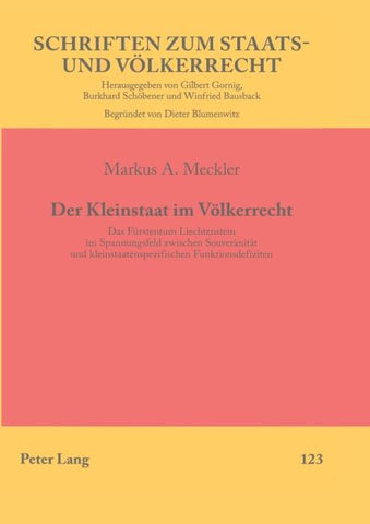 Der Kleinstaat im Völkerrecht