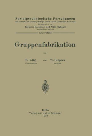 Gruppenfabrikation