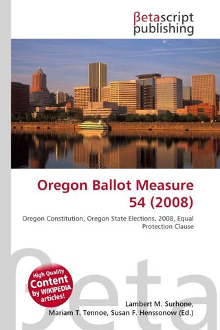 Oregon Ballot Measure 54 (2008)