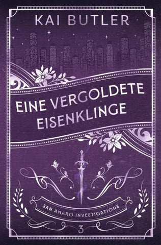 Eine vergoldete Eisenklinge