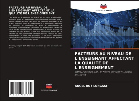 FACTEURS AU NIVEAU DE L'ENSEIGNANT AFFECTANT LA QUALITE DE L'ENSEIGNEMENT