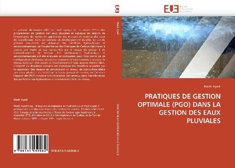 PRATIQUES DE GESTION OPTIMALE (PGO) DANS LA GESTION DES EAUX PLUVIALES