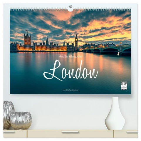 Weltmetropole London (hochwertiger Premium Wandkalender 2026 DIN A2 quer), Kunstdruck in Hochglanz