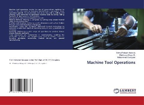 Machine Tool Operations