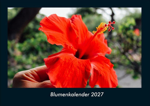 Blumenkalender 2027 Fotokalender DIN A4