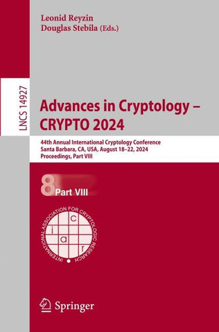 Advances in Cryptology – CRYPTO 2024