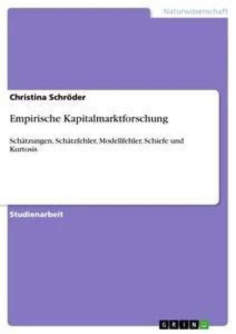 Empirische Kapitalmarktforschung