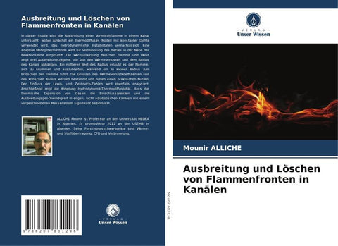 Ausbreitung und Löschen von Flammenfronten in Kanälen