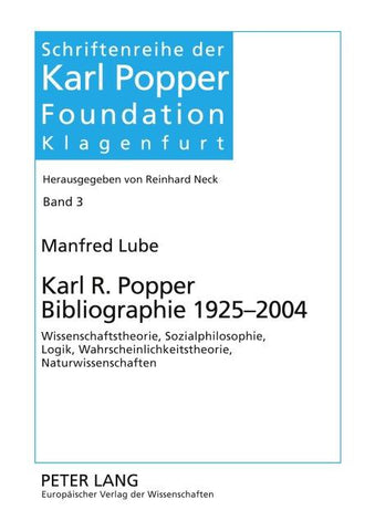 Karl R. Popper Bibliographie 1925-2004