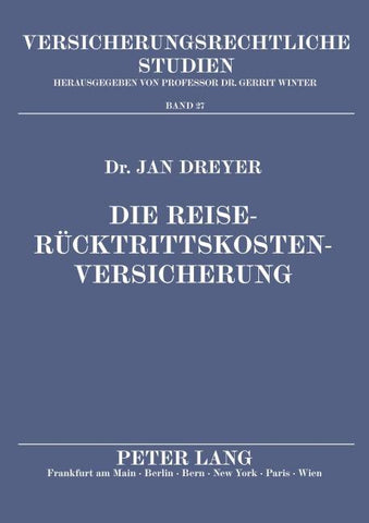 Die Reiserücktrittskostenversicherung