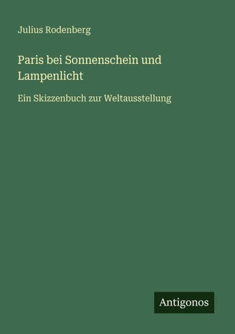 Paris bei Sonnenschein und Lampenlicht