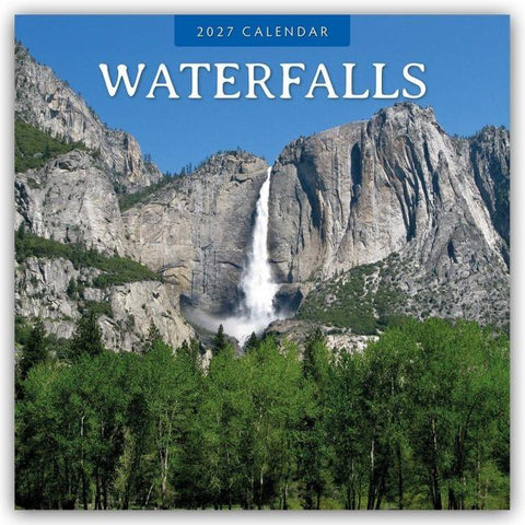 Waterfalls – Wasserfälle 2027 – 16-Monatskalender