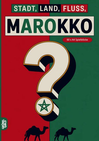 Stadt, Land, Fluss, Marokko