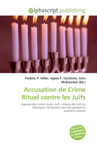 Accusation de Crime Rituel contre les Juifs