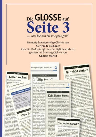 Die Glosse auf Seite 3