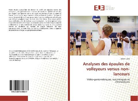 Analyses des épaules de volleyeurs versus non-lanceurs