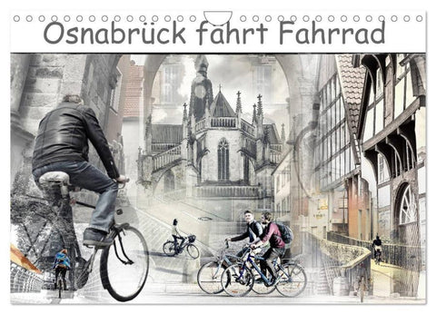Osnabrück fährt Fahrrad (Wandkalender 2026 DIN A4 quer), CALVENDO Monatskalender
