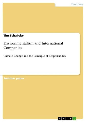 Environmentalism and International Companies